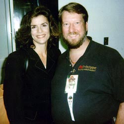 Programming Director Eric L. Watts with Robin (Lt. Saavik) Curtis