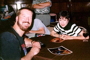 Eric with Nana Visitor (Kira Nureys), 1997