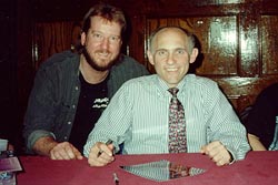 Eric with Armin Shimerman (Quark), March 1994